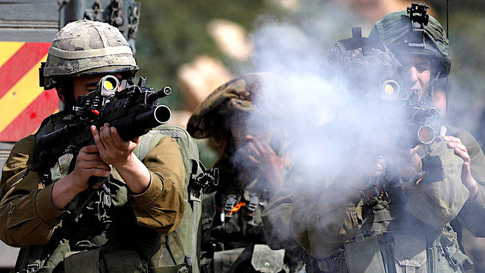 Click to enlarge Israeli fire