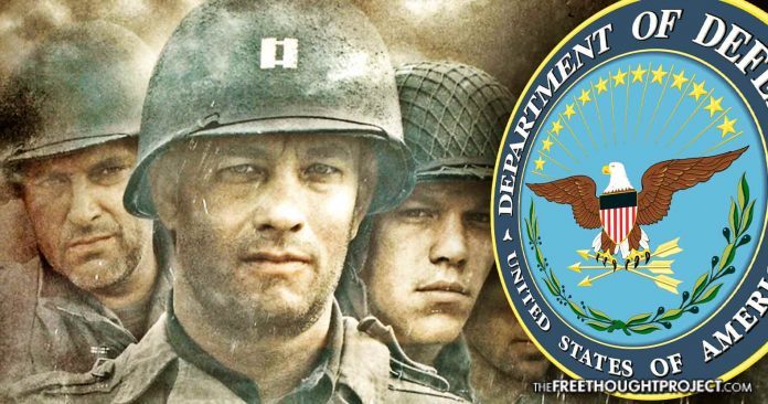 Hollywood Pentagon Department of Defense Private Ryan