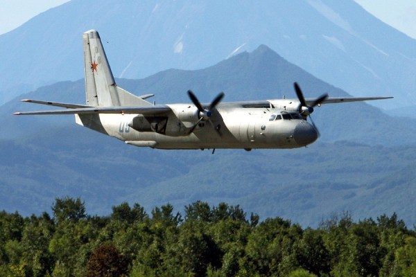 Russian military airplane An-26
