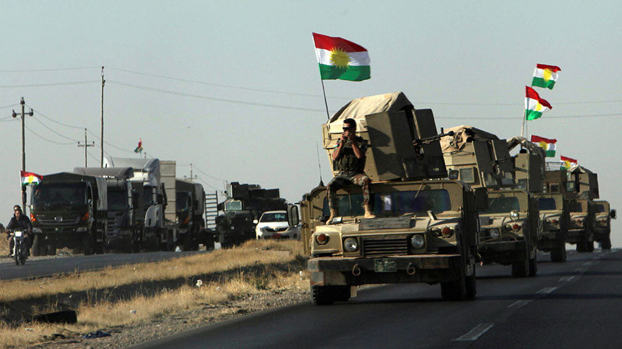 Vehicles of Kurdish Peshmarga Forces