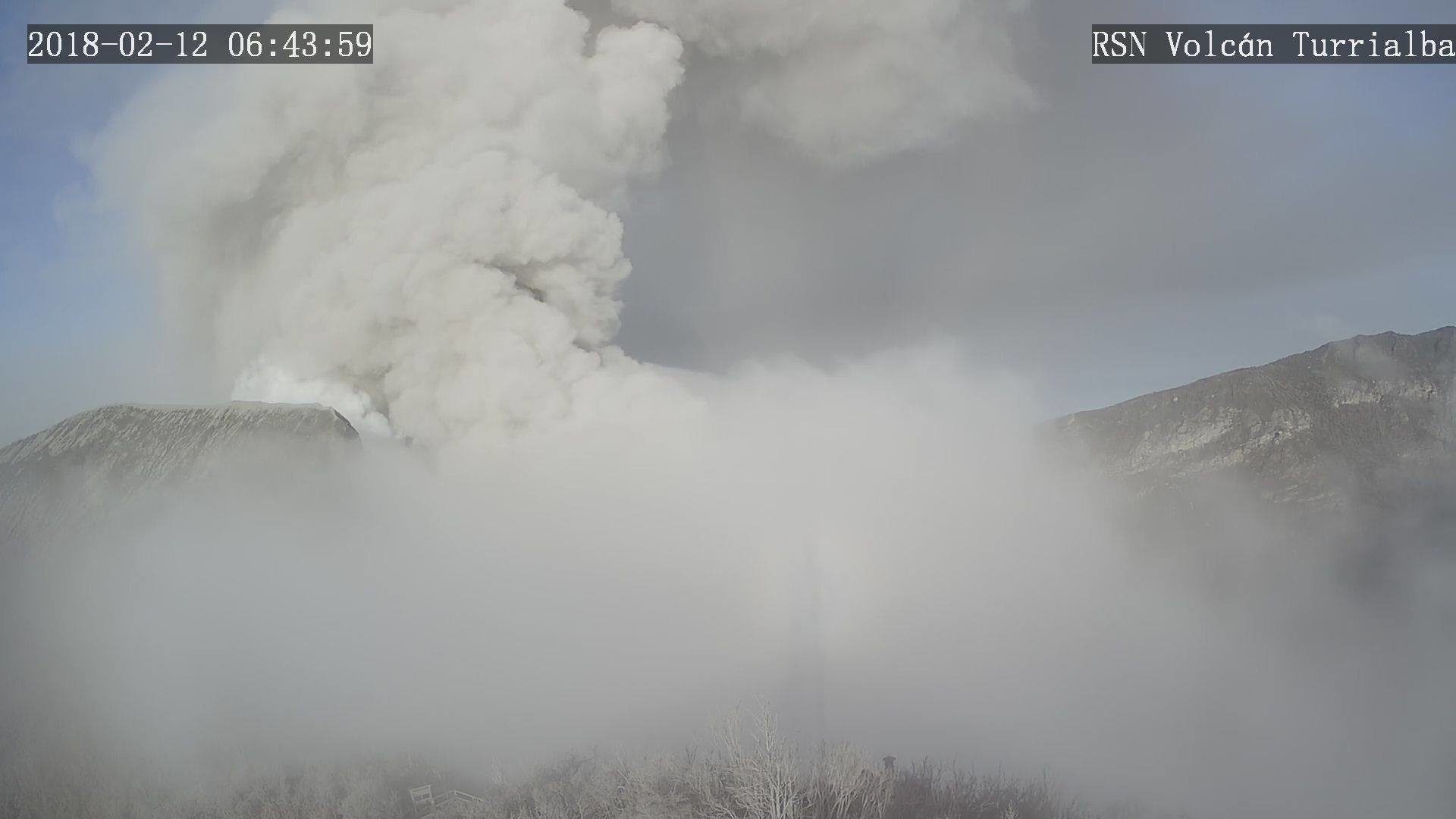 Image of the Turrialba Volcano