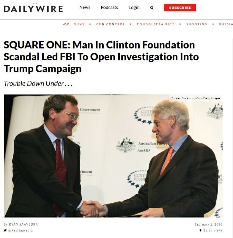 clinton foundation crimes