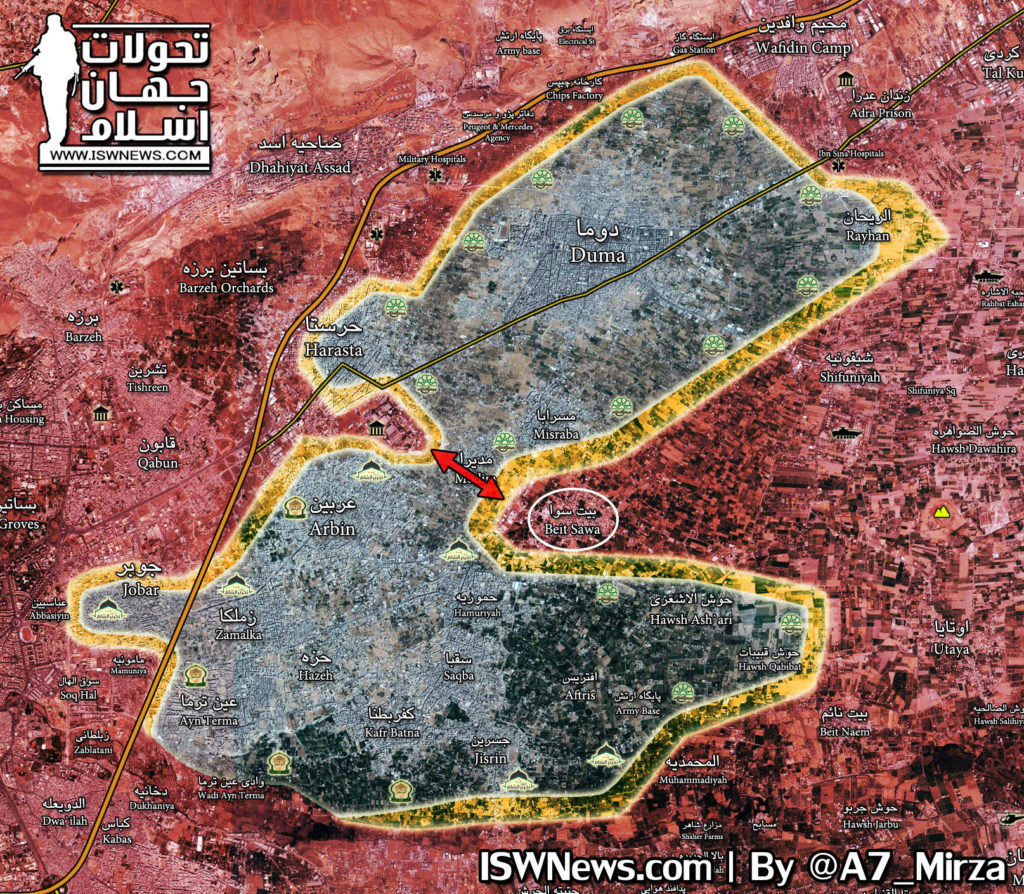 Click to enlarge eastern ghouta march 8 2018