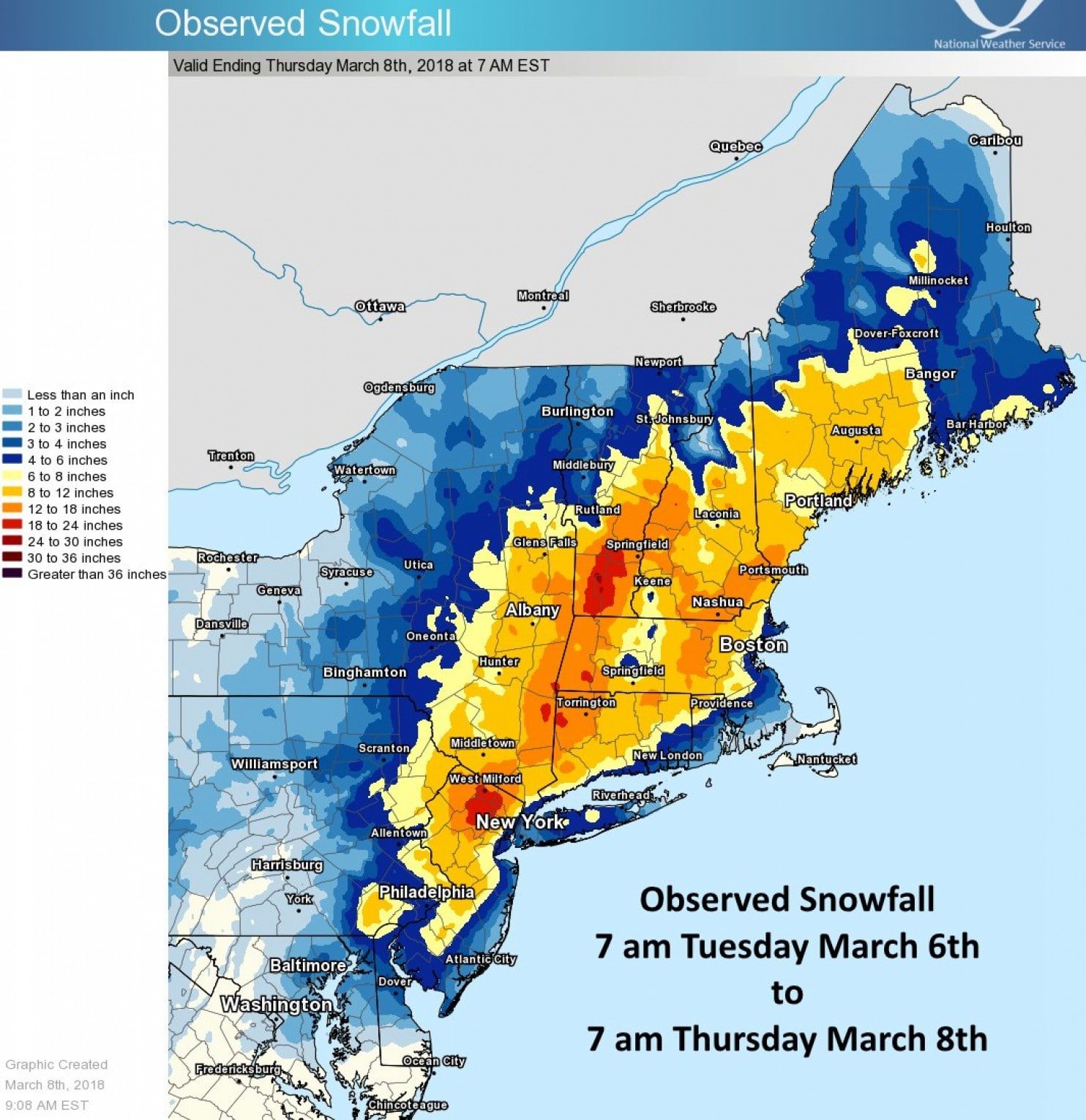 snow map