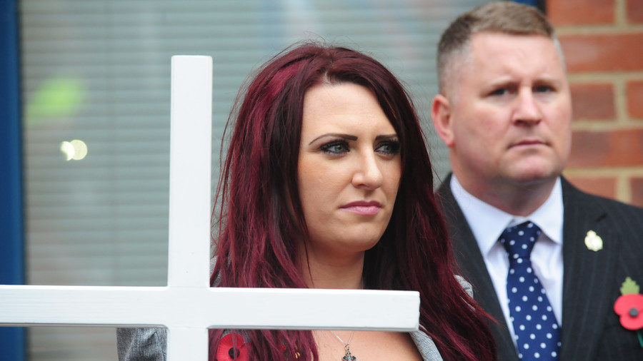 Jayda Fransen and Paul Golding