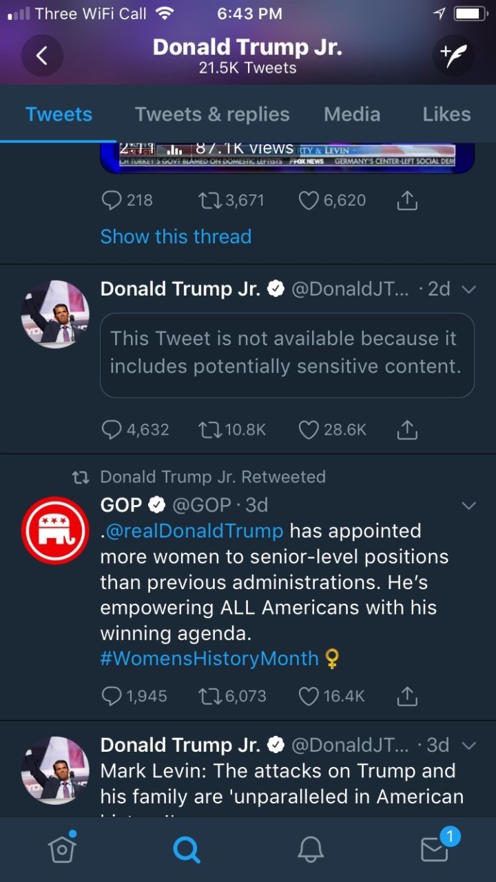 Click to enlarge trump twitter content filter