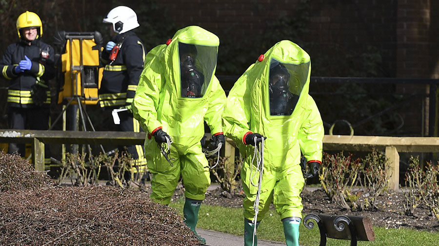 Click to enlarge hazmat suits Sergey Skripal