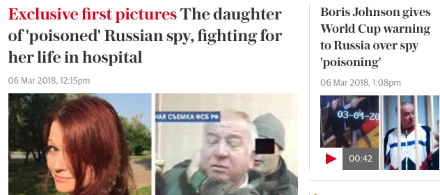 Click to enlarge Telegraph Russian spy