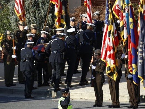 Click to enlarge Baltimore slain detective Sean Suiter funeral