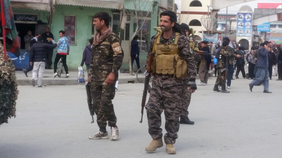 Click to enlarge Afghan security forces