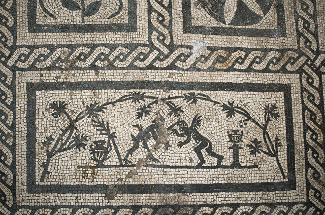 Click to enlarge Roman mosaic