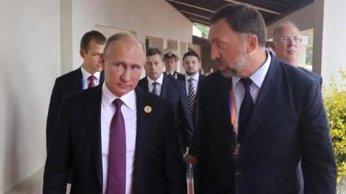 Click to enlarge Putin and Deripaska
