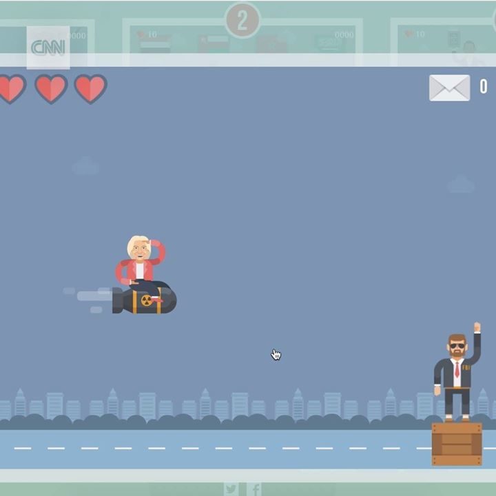 Hilltendo Clinton video game
