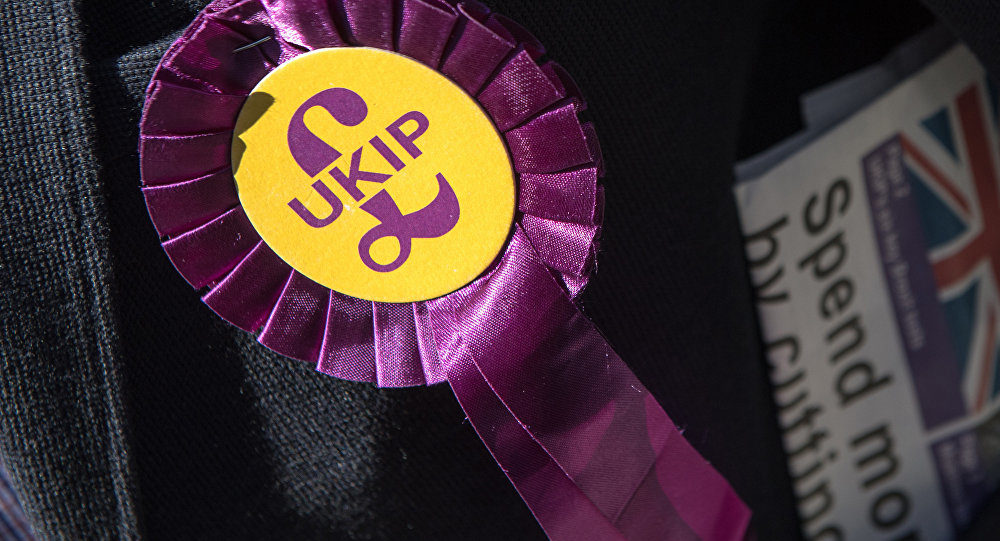 UKIP party button