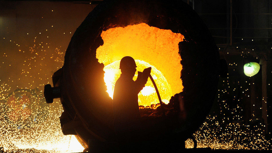Click to enlarge Steel worker