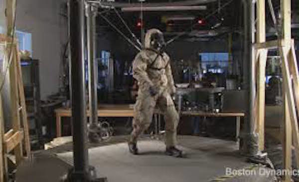Click to enlarge A bipedal robot