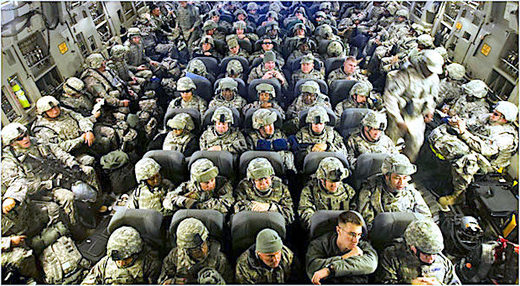 US troops transit