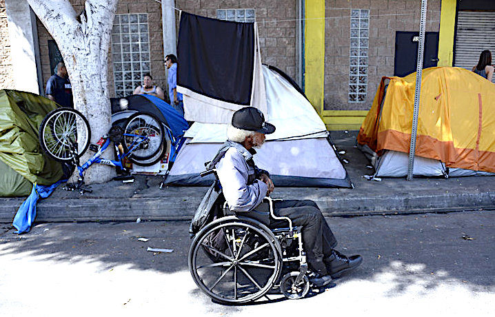 Man wheelchair