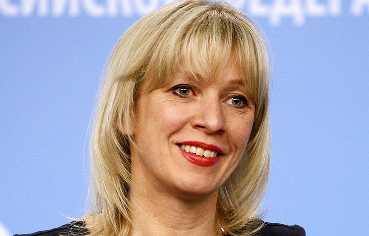 Russian Foreign Ministry spokeswoman Maria Zakharova