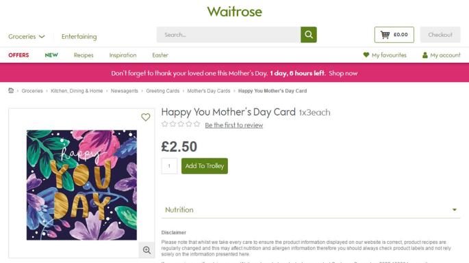 gender neutral mothers day card