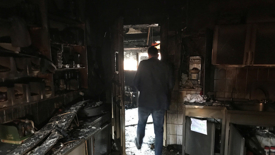 Click to enlarge mosque fire