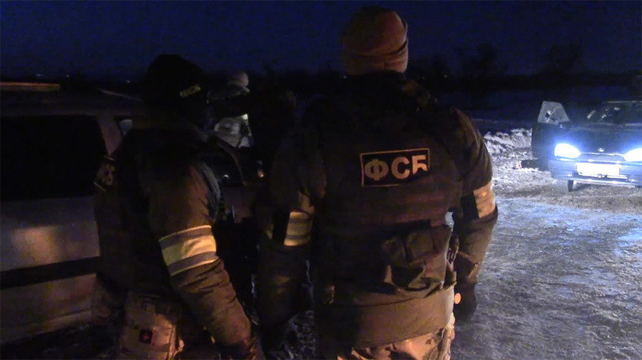 The members of the Russian security service (FSB)