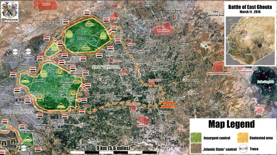 Click to enlarge Battle of East Ghouta