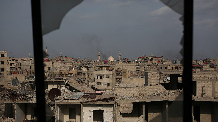 Click to enlarge The view of Eastern Ghouta
