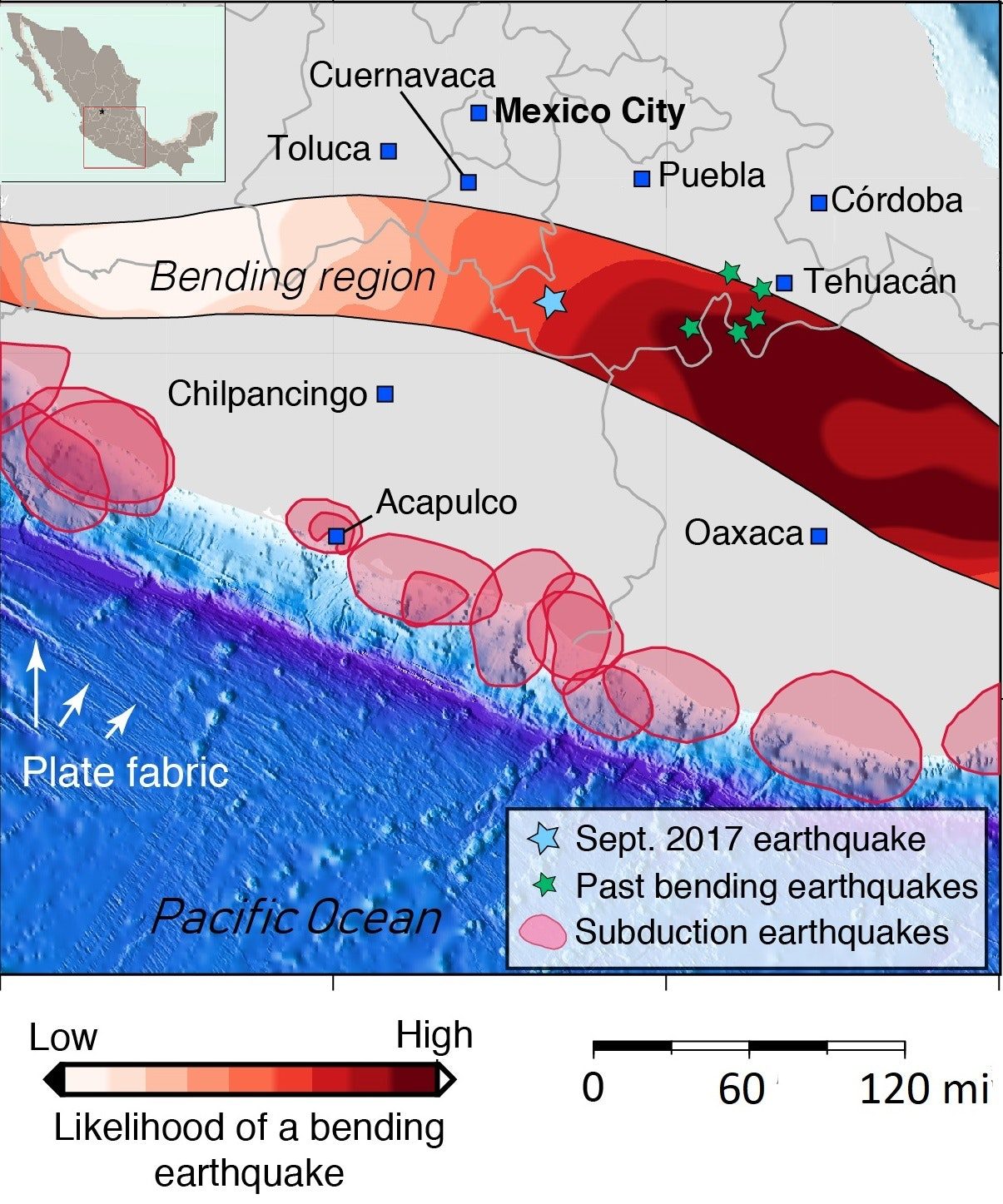 bending earthquakes ring of fire