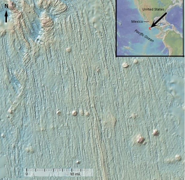 sea floor of western mexico earthquakes
