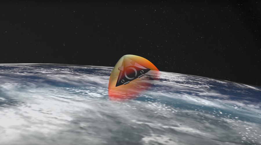 Click to enlarge Still from CGI presentation of the Avangard system