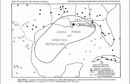Igenous intrusion free in Gulf of Mexico