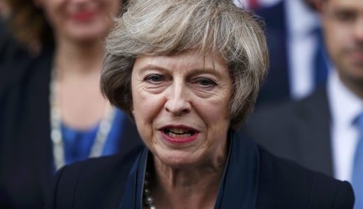 Click to enlarge Theresa May