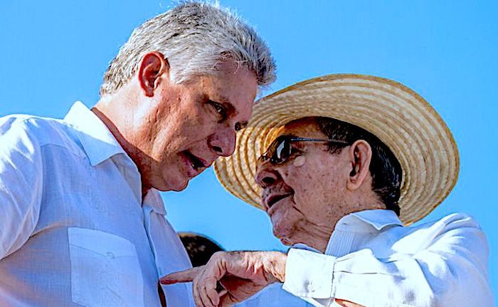 Click to enlarge Miguel Diaz-Canel/Raul Castro