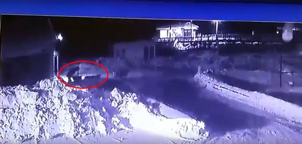 Click to enlarge The attack occurred at around midnight