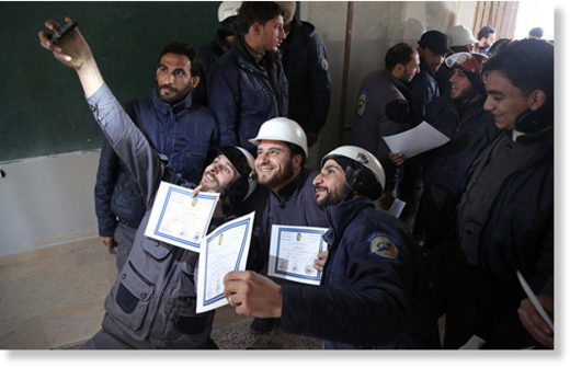 white helmets