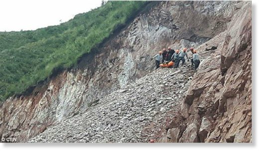 Santusa's remains later found buried under earth and stones by National Police and firemen