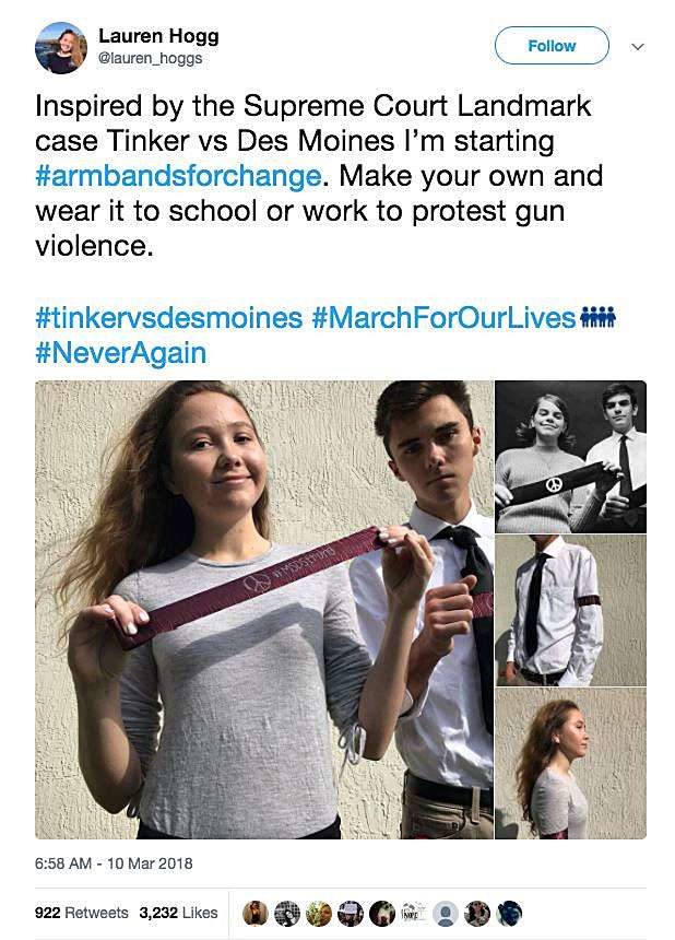 Click to enlarge hogg tweet armband