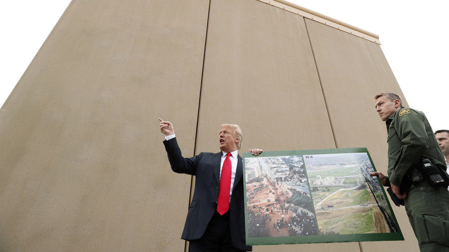 Trump border wall San Diego CA
