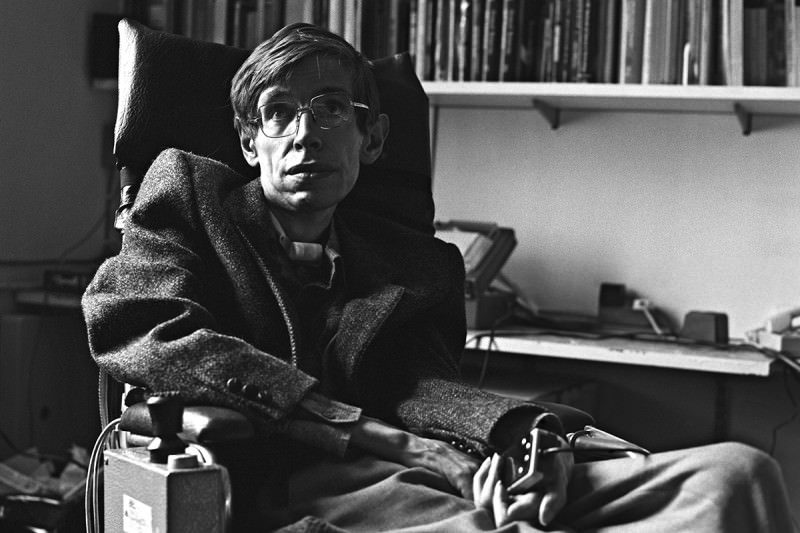 Click to enlarge Stephen Hawking 1