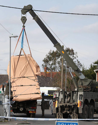 flatbed truck Gillingham UK Russia spy probe poison Skripal