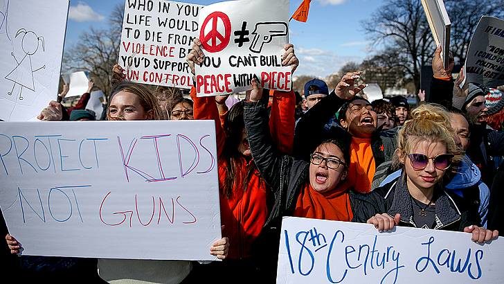 sayersville nj student protest gun control