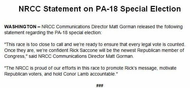 lamb saccone election fraud