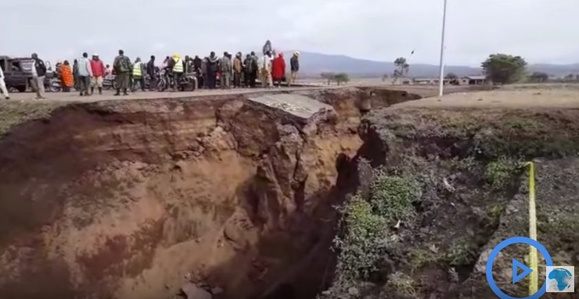 Kenya earth crack