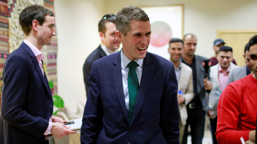 British Defence Secretary Gavin Williamson