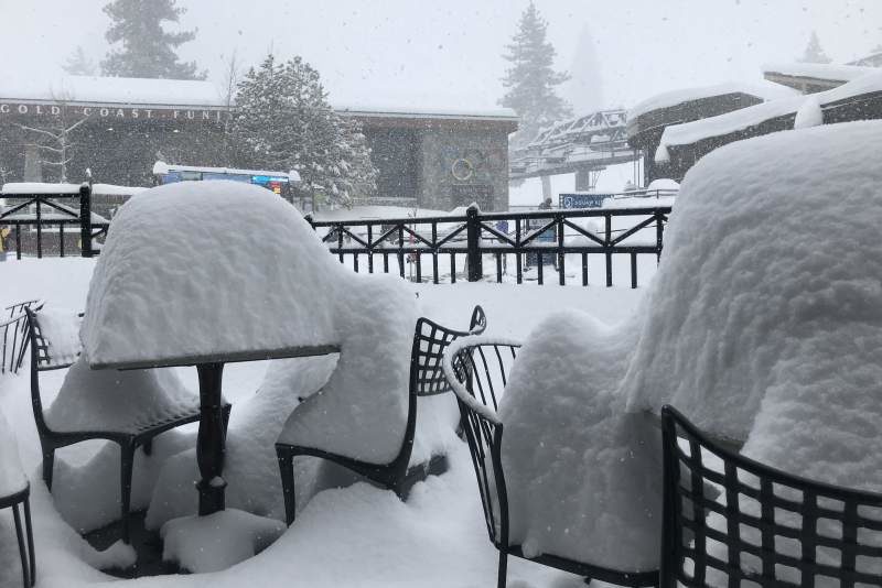 Snow at Squaw Valley, 16th, March