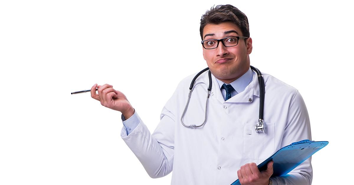 confused doctor