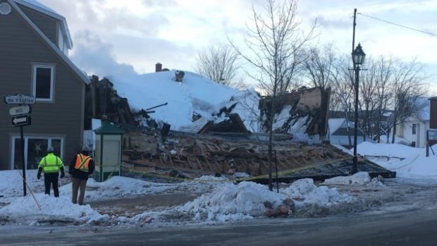 The city was already concerned about the condition of the building at the corner of Hill and Church streets.
