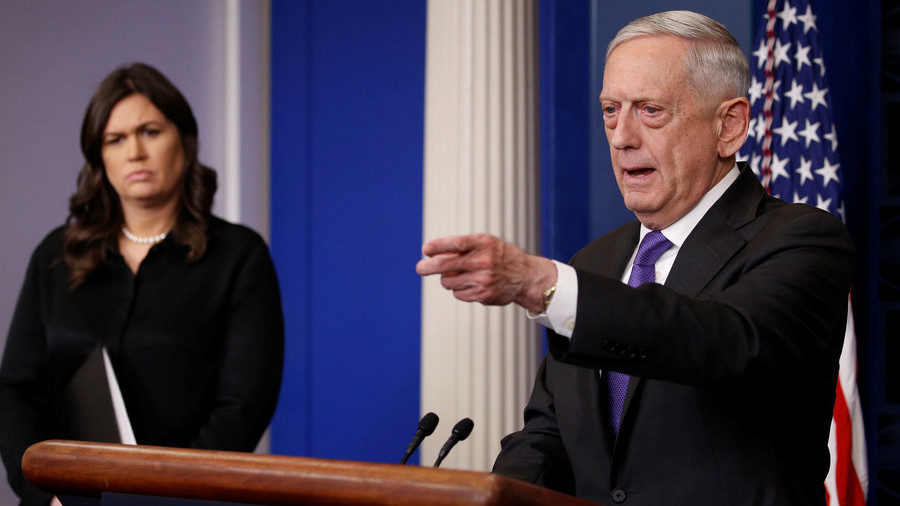 Click to enlarge James Mattis