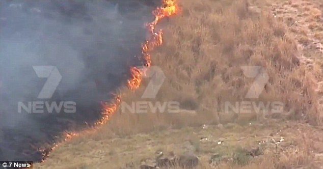 Emergency services are attempting to keep the blazes under control as it enters the night